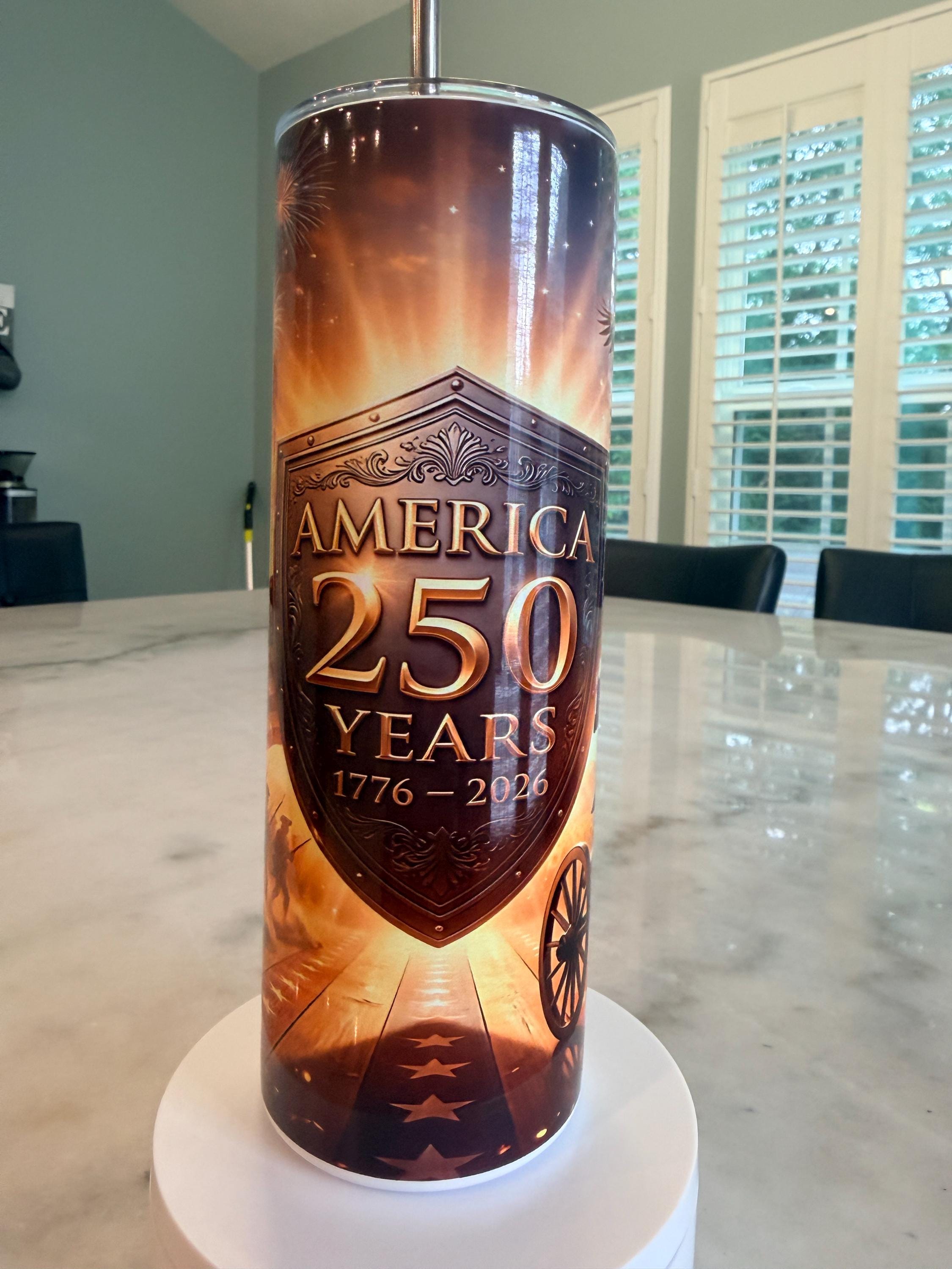 America 250 Hot/Cold 20 Ounce Tumbler