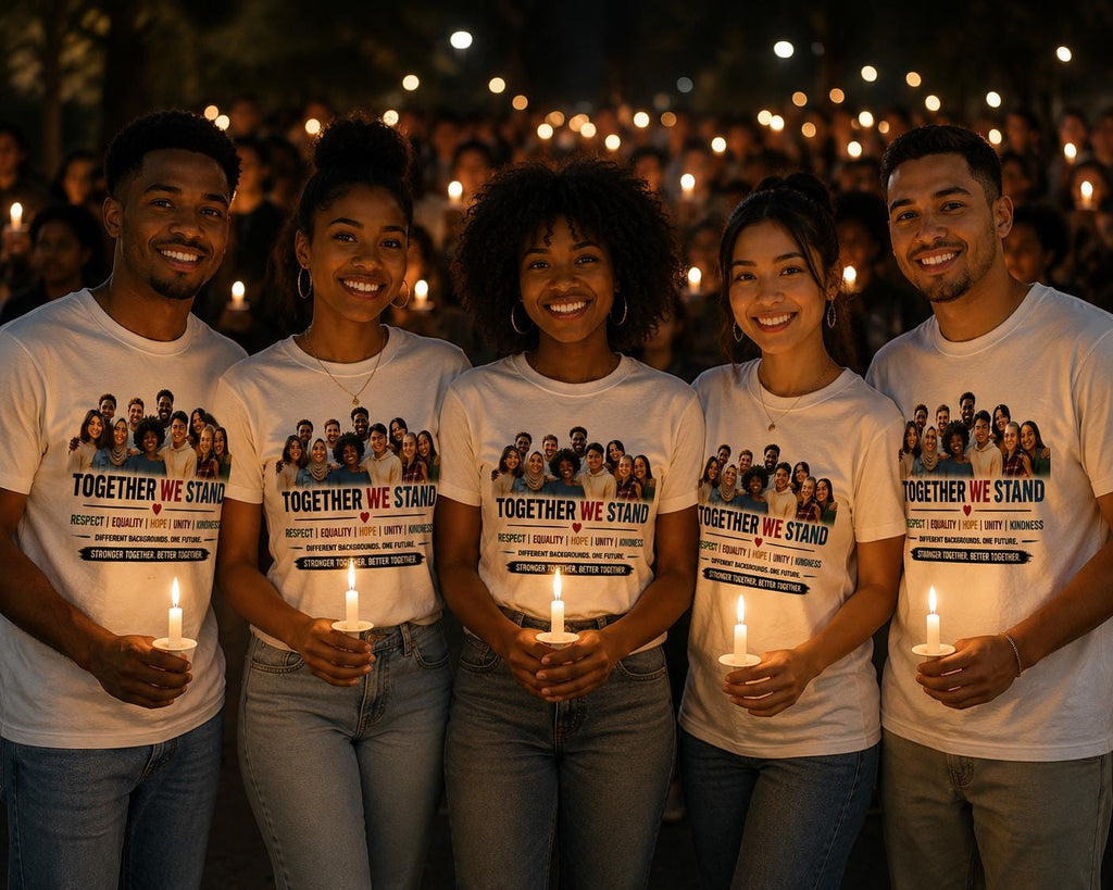 Together We Stand Shirt | Unity, Equality, Hope Graphic Tee